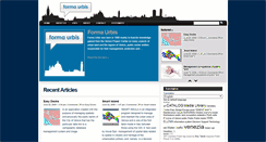 Desktop Screenshot of formaurbis.com